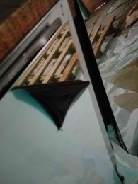 Лист нержавеющий 0,5 мм 1х2 BA+PVC 430 зеркальный